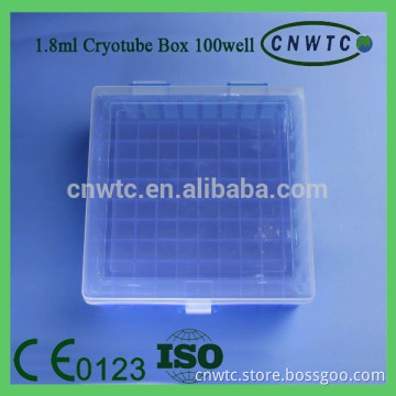 100 well 1.8ml Cryovial Tube Plastic Box